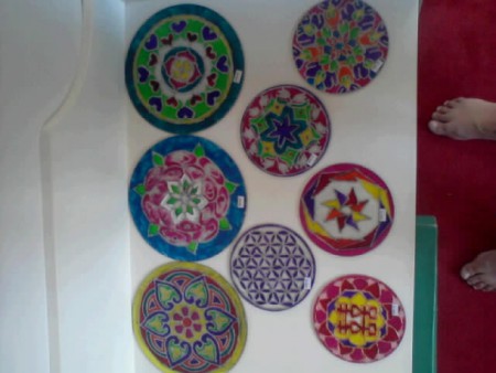 MANDALAS EN VIDRIO - MANDALAS PINTADAS EN ACRÍLICO-VENTAS POR CATÁLOGO- O PERSONALIZADAS